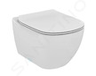 Ideal Standard Tesi - Závěsné WC se sedátkem, bílá T354201