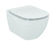 Ideal Standard Tesi - Závěsné WC se sedátkem SoftClose, Rimless, bílá T355101