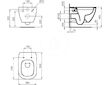 Ideal Standard Tesi - Závěsné WC se sedátkem SoftClose, Rimless, bílá T355101