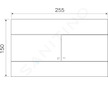 Ideal Standard Tlačítka - Ovládací tlačítko Better Slim mechanické, bílá VV659041
