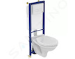 Ideal Standard Tlačítka - Ovládací tlačítko Ideal System mechanické, bílá W3708AC