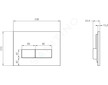 Ideal Standard Tlačítka - Ovládací tlačítko Ideal System mechanické, chrom W3708AA