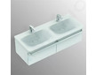 Ideal Standard Tonic II - Skříňka pod dvojumyvadlo 120x44x35 cm, lesklá bílá R4305WG