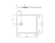 Ideal Standard Ultra Flat Evo - Sprchová vanička 90x100 cm, Anti-Slip, matná bílá T5441FO