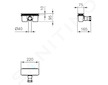 Ideal Standard Ultra Flat New - Odtoková souprava pro vaničky, chrom T4493AA