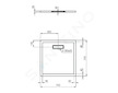 Ideal Standard Ultra Flat New - Sprchová vanička 70x70 cm, bílá T446501