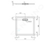 Ideal Standard Ultra Flat New - Sprchová vanička 80x80 cm, bílá T446601