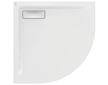 Ideal Standard Ultra Flat New - Sprchová vanička, čtvrtkruh 80x80 cm, bílá T449101
