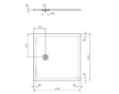Ideal Standard Ultra Flat S + - Sprchová vanička 100x100 cm, Anti-Slip, písková T5608FT
