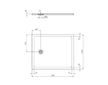 Ideal Standard Ultra Flat S + - Sprchová vanička 120x100 cm, Anti-Slip, písková T5605FT
