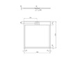 Ideal Standard Ultra Flat S - Sprchová vanička 120x120 cm, Anti-slip, bílá T5242FR