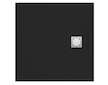Ideal Standard Ultra Flat S - Sprchová vanička 80x80 cm, černá K8214FV