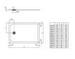 Ideal Standard Ultra Flat S - Sprchová vanička 90x70 cm, černá K8190FV