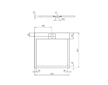 Ideal Standard Ultra Flat S - Sprchová vanička 90x90 cm, Anti-Slip, písková T5227FT
