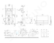 kielle Genesis - Set předstěnové instalace, klozetu Gaia, sedátka softclose a tlačítka Gemini I, lesklá černá 30505SS53