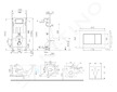 kielle Genesis - Set předstěnové instalace, klozetu Gaia, sedátka softclose a tlačítka Gemini III, matný chrom 30505SS49