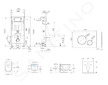 kielle Genesis - Set předstěnové instalace, klozetu Oudee, sedátka softclose a tlačítka Gemini IV, matná černá 30505SS65