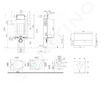 kielle Genesis - Set předstěnové instalace, kompaktního klozetu Gaia, sedátka softclose a tlačítka Gemini I, chrom 30505SZ28