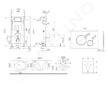 kielle Genesis - Set předstěnové instalace, kompaktního klozetu Gaia, sedátka softclose a tlačítka Gemini IV, matná černá 30505S