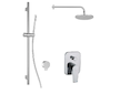 kielle Harmonia - Sprchový set s baterií pod omítku, pro 2 spotřebiče, s příslušenstvím EcoSpare a tělesem, chrom 20623SP60