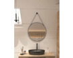 kielle Idolio - Zrcadlo s LED osvětlením a vyhříváním, průměr 59 cm, černá 50324004