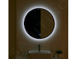 kielle Idolio - Zrcadlo s LED osvětlením a vyhříváním, průměr 80 cm 50324061