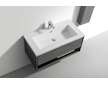 kielle Meara - Skříňka s umyvadlem 90 cm, beton/matná černá 50026S905