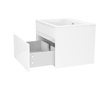 kielle Nefia - Skříňka s umyvadlem 60 cm, lesklá bílá 50027S600