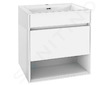 kielle Nefia - Skříňka s umyvadlem 60 cm, lesklá bílá 50027S610