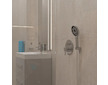 kielle Oudee - Baterie pod omítku pro 2 spotřebiče, s tělesem, chrom 10315200