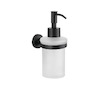 kielle Oudee - Dávkovač mýdla s držákem, matné sklo/matná černá 40102034