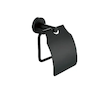 kielle Oudee - Držák toaletního papíru s krytem, matná černá 40402004