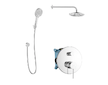 kielle Oudee - Sprchový set s baterií pod omítku, pro 2 spotřebiče, s příslušenstvím EcoSpare a tělesem, chrom 20602SP100