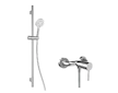 kielle Oudee - Sprchový set s baterií, tyčí, hadicí a sprchovou hlavicí EcoSpare, chrom 20602SN10