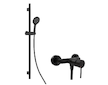 kielle Oudee - Sprchový set s baterií, tyčí, hadicí a sprchovou hlavicí EcoSpare, matná černá 20602SN34