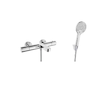 kielle Oudee - Termostatická vanová baterie s příslušenstvím EcoSpare, chrom 10302SNT110