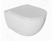 kielle Oudee - Závěsné WC se sedátkem SoftClose, Rimless, bílá 30102001