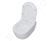 kielle Oudee - Závěsné WC se sedátkem SoftClose, Rimless Vortex+, bílá 30102006