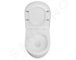 kielle Oudee - Závěsné WC se sedátkem SoftClose, Vortex Rimless, bílá 30102003