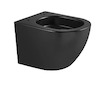 kielle Oudee - Závěsné WC, Vortex Rimless+, matná černá 30102014