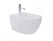 kielle Oudee - Závěsný bidet, s přepadem, s otvorem pro baterii, bílá 30302000