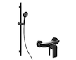 kielle Vega - Sprchový set s baterií, tyčí, hadicí a sprchovou hlavicí EcoSpare, matná černá 20618SN44