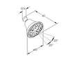 Kludi A-Qa - Hlavová sprcha, průměr 9 cm, chrom 6219105-00