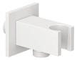 Kludi A-Qa - Sprchové kolínko s držákem, matná bílá 6556953-00