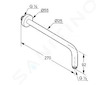 Kludi A-Qa - Sprchové rameno 25 cm, chrom 6651305-00