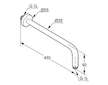 Kludi A-Qa - Sprchové rameno 40 cm, chrom 6651405-00