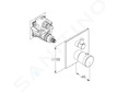 Kludi Amba - Termostatická baterie pod omítku, pro 2 spotřebiče, chrom 538100575