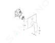Kludi Ameo - Baterie pod omítku pro 2 spotřebiče, chrom 417590575