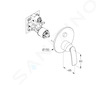 Kludi Balance - Baterie pod omítku pro 2 spotřebiče, bílá/chrom 527599175