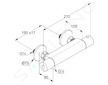 Kludi Basic - Termostatická sprchová baterie, chrom 350020538